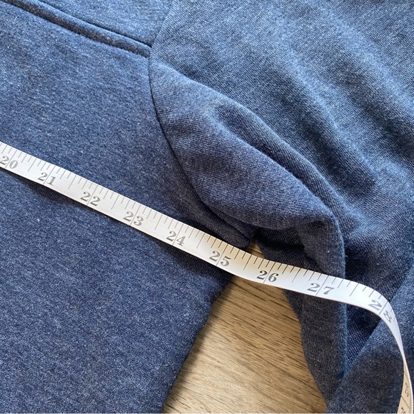 Orvis Henley Fleece Lined Sweater Mens Size L  Blue Pullover Shirt Long Sleeve - Picture 4 of 5